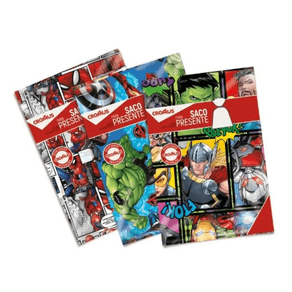 SACO LIC 20 X 29 AVENGERS HEROES 01 PCT X 40 UN. SACO LIC 20 X 29 AVENGERS HEROES 01 PCT X 40 UN.